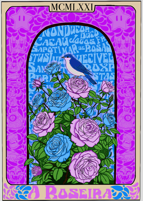 Poster A Roseira - Rosas de Ouro