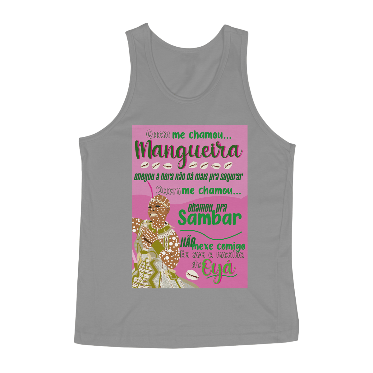 Nome do produto: Menina de Oyá - Mangueira 16 (Regata)