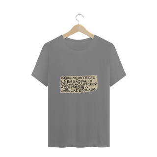 Nome do produto Camiseta Carioca Educado - Plus Size