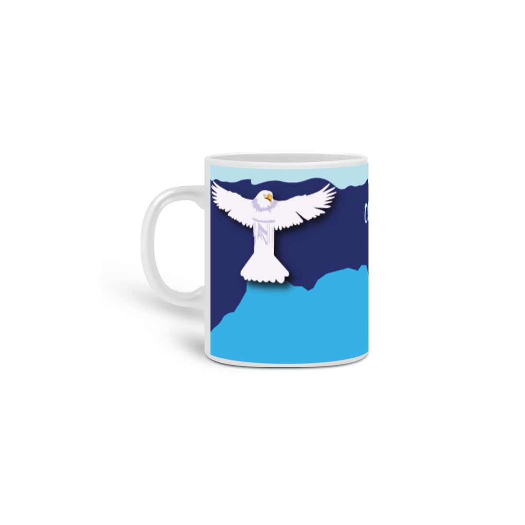 Nome do produto: Caneca Águia Redentora - Portela 2015