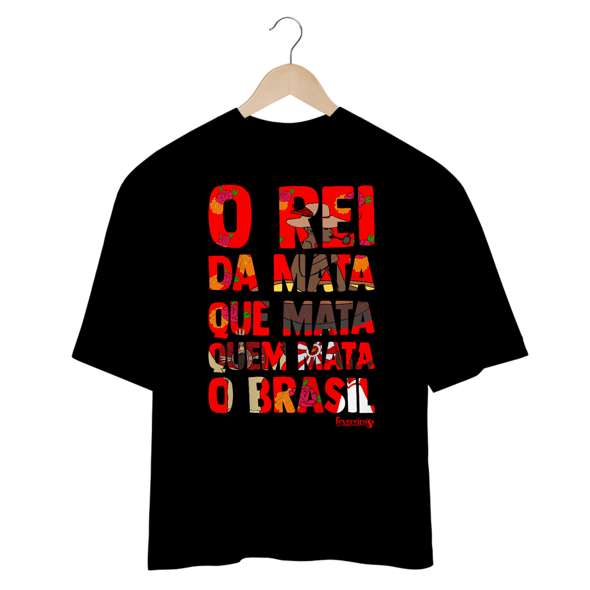 Nome do produto: Oversized Rei da Mata - Viradouro 25
