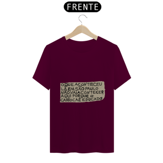 Nome do produto Camiseta Carioca Educado