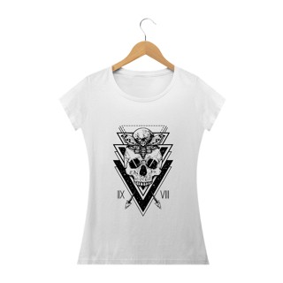 Nome do produto Skull (camiseta baby look)