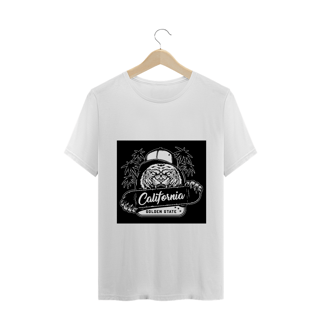 Nome do produto Urso Skatista California (camiseta preta, cinza ou branco)