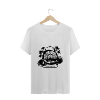 Nome do produto Urso Skatista California (camiseta branca)