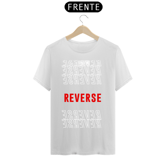 camiseta REVERSE | cor: preto | algodão fresco
