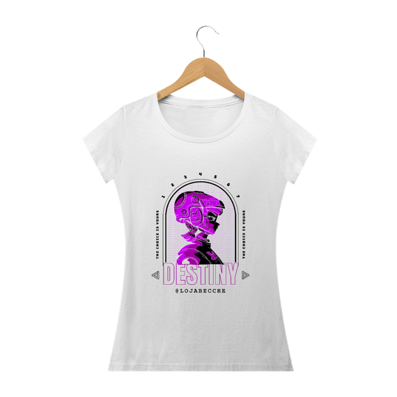 Camiseta branca baby long 