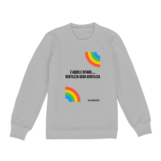 Nome do produto Moletom Fechado Unissex | Gentileza gera gentileza
