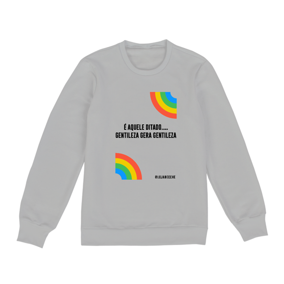 Moletom Fechado Unissex | Gentileza gera gentileza