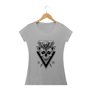 Nome do produto Skull (camiseta baby look)