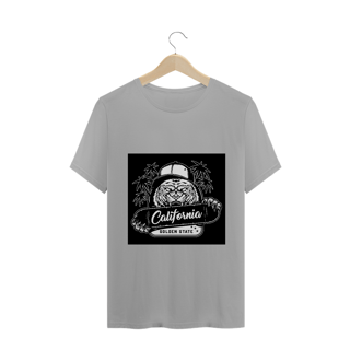 Nome do produto Urso Skatista California (camiseta preta, cinza ou branco)