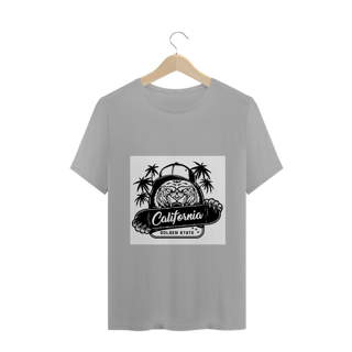 Nome do produto Urso Skatista California (camiseta branca)