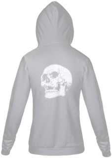 Nome do produto Calavera (moletom c/ziper unissex preto ou cinza)