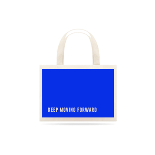 Nome do produto Eco Bag | Edição COLORS 1: Coral | Frase: KEEP MOVING FORWARD