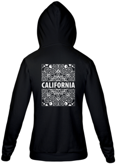 Nome do produto California Desenho Simétrico (moletom unissex)