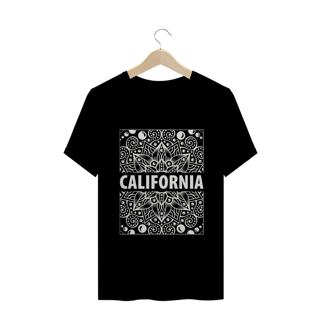 Nome do produto California Estampa Simétrica (camiseta preta)