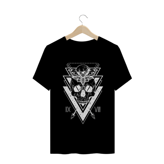 Skull Triangles (camiseta preta)