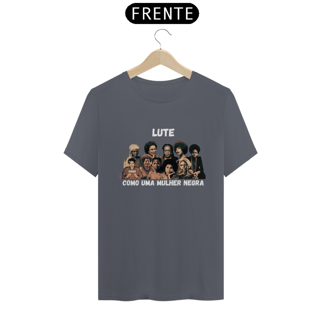 Nome do produto Lute como uma mulher negra_fundo escuro