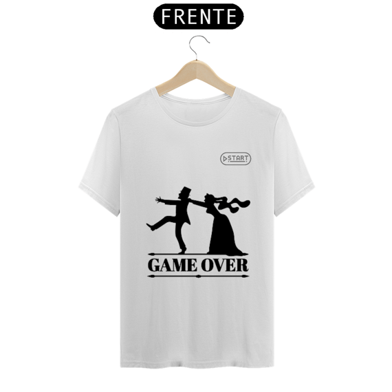Camisa Start - Game Over (Casamento)