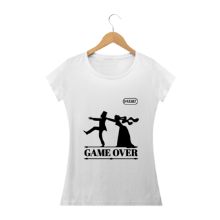 Nome do produto Camisa Start - Game Over (Casamento)