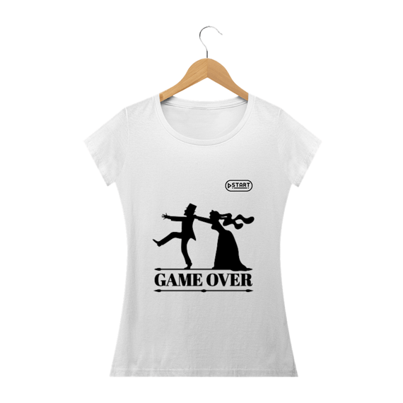 Camisa Start - Game Over (Casamento)