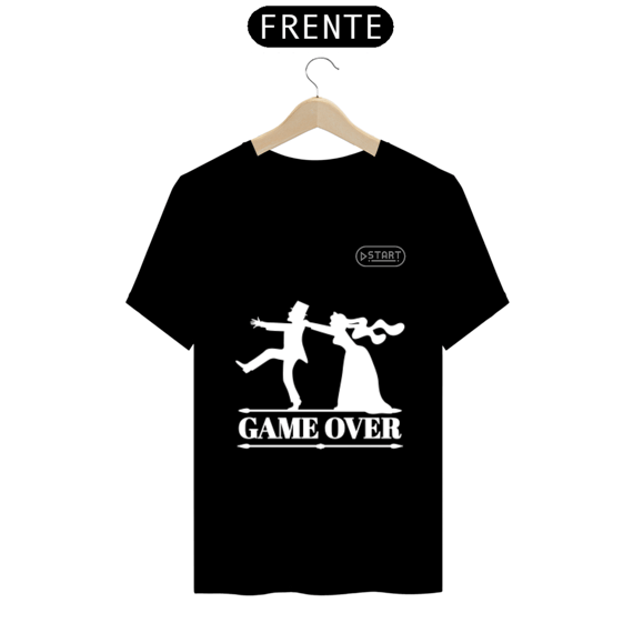 Camisa Start - Game Over (Casamento)
