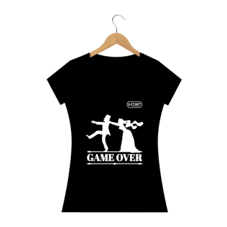 Nome do produto Camisa Start - Game Over (Casamento)