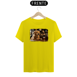 Nome do produto Camiseta de Boteco Melhores Amigos do Homem - Golden Retriever