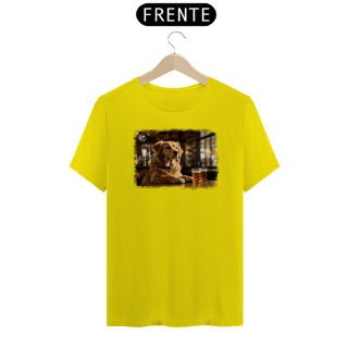 Nome do produto Camiseta de Boteco Melhores Amigos do Homem - Golden Retriever