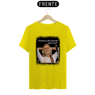 Nome do produto Camiseta - Comece o dia amando mais você