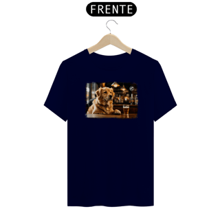 Nome do produto Camiseta de Boteco Melhores Amigos do Homem - Golden Retriever