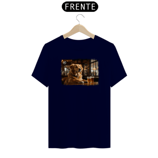 Nome do produto Camiseta de Boteco Melhores Amigos do Homem - Golden Retriever