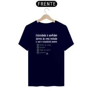 Nome do produto Camiseta de Boteco Felicidade do Checklist