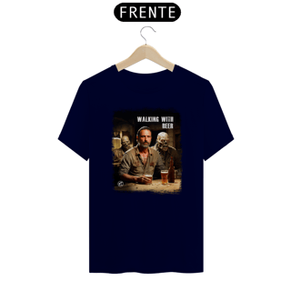 Nome do produto Camiseta de Boteco Walking With Beer
