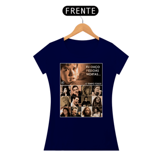 Nome do produto Camiseta Baby Look - Eu ouço pessoas mortas... Versão 15