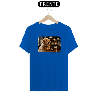 Nome do produto Camiseta de Boteco Melhores Amigos do Homem - Golden Retriever