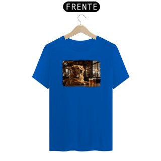 Nome do produto Camiseta de Boteco Melhores Amigos do Homem - Golden Retriever