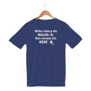 Nome do produto Camiseta Dry UV - Minha Cabeça diz Malha