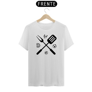 Nome do produto Camiseta de Boteco Churrasqueiro, Cervejeiro e Jogador