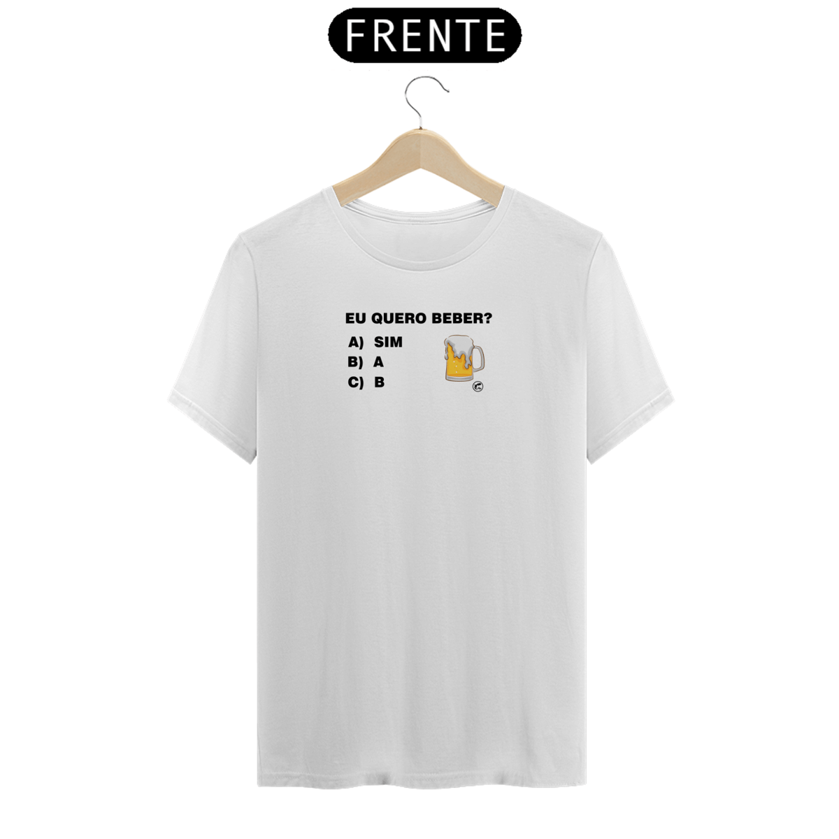Nome do produto: Camiseta de Buteco Eu Quero Beber?