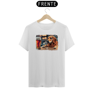Nome do produto Camiseta de Boteco Melhores Amigos do Homem - Golden Retriever