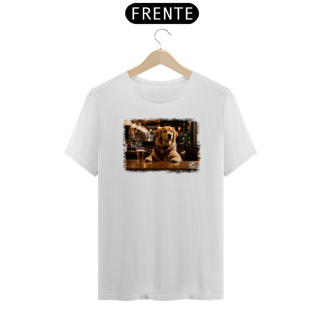Nome do produto Camiseta de Boteco Melhores Amigos do Homem - Golden Retriever