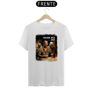 Nome do produto Camiseta de Boteco Walking With Beer