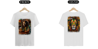 Nome do produto Camiseta de Bob Marley - Frente e Costas