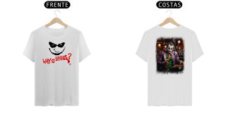 Nome do produto Camiseta do Coringa - Frente e Costas