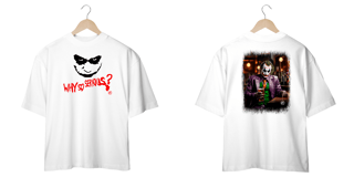 Nome do produto Camiseta Oversized do Coringa Frente e Costas