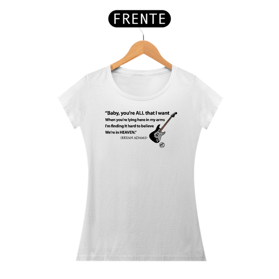 Camiseta Heaven - Bryan Adams
