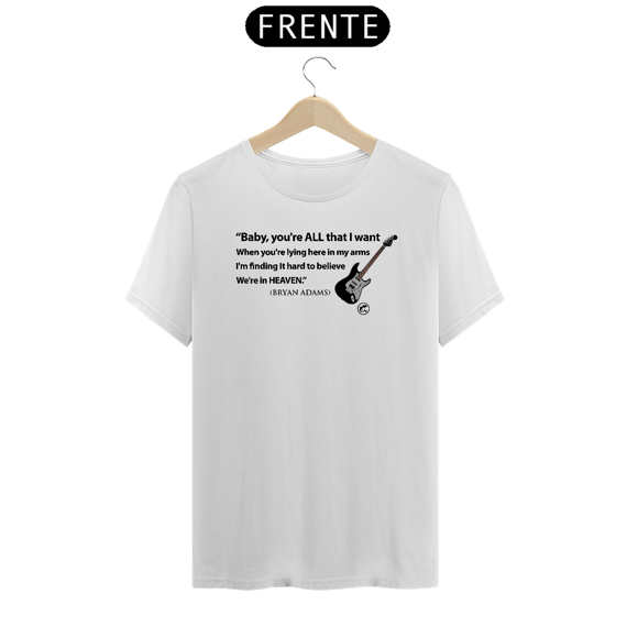 Camiseta Heaven - Bryan Adams