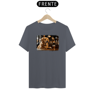 Nome do produto Camiseta de Boteco Melhores Amigos do Homem - Golden Retriever