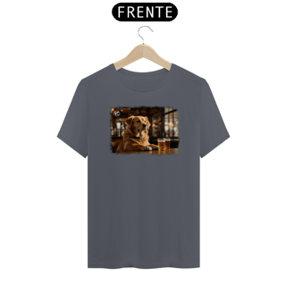 Nome do produto Camiseta de Boteco Melhores Amigos do Homem - Golden Retriever